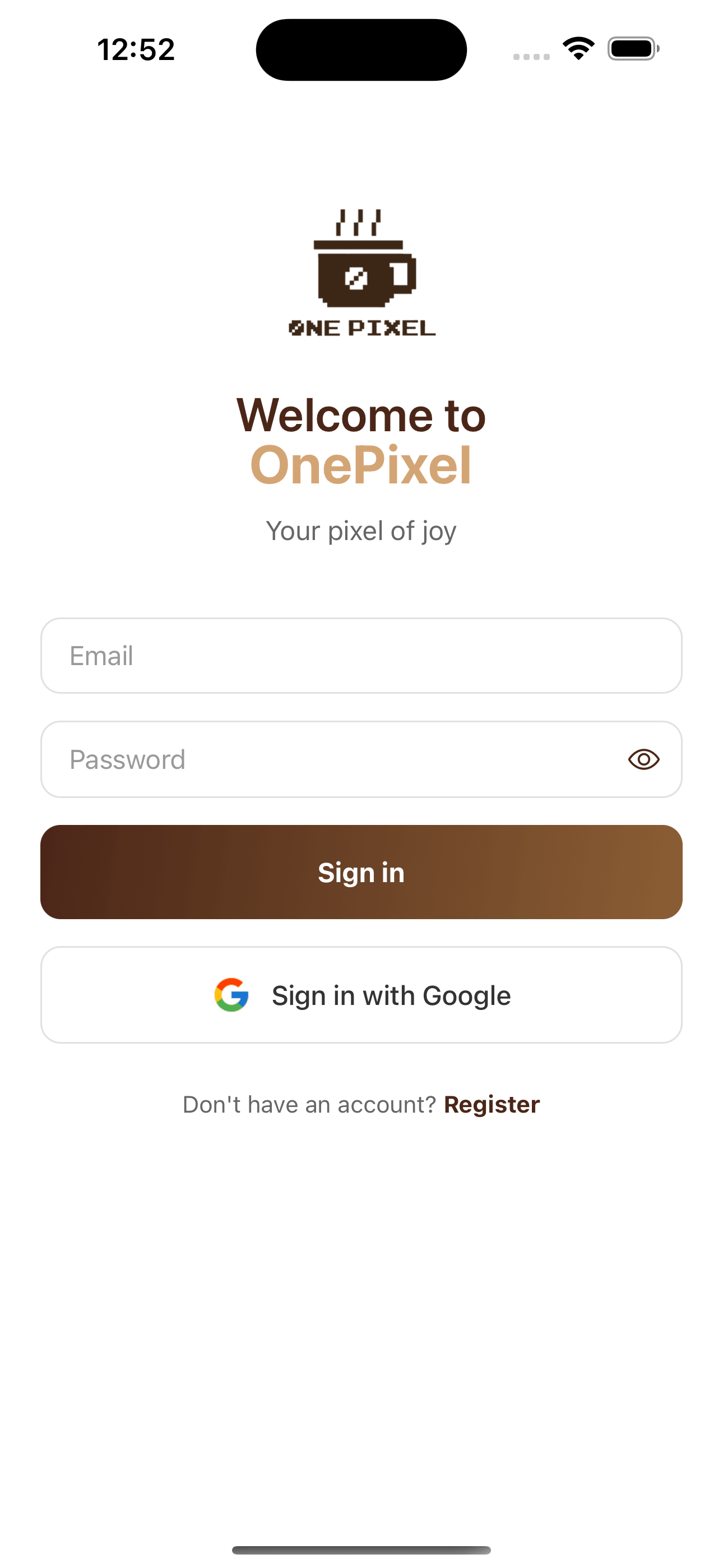 Coffee App Preview